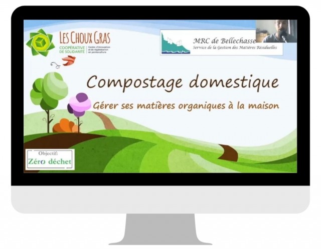 L'enregistrement de la formation en ligne sur le compostage domestique est maintenant disponible